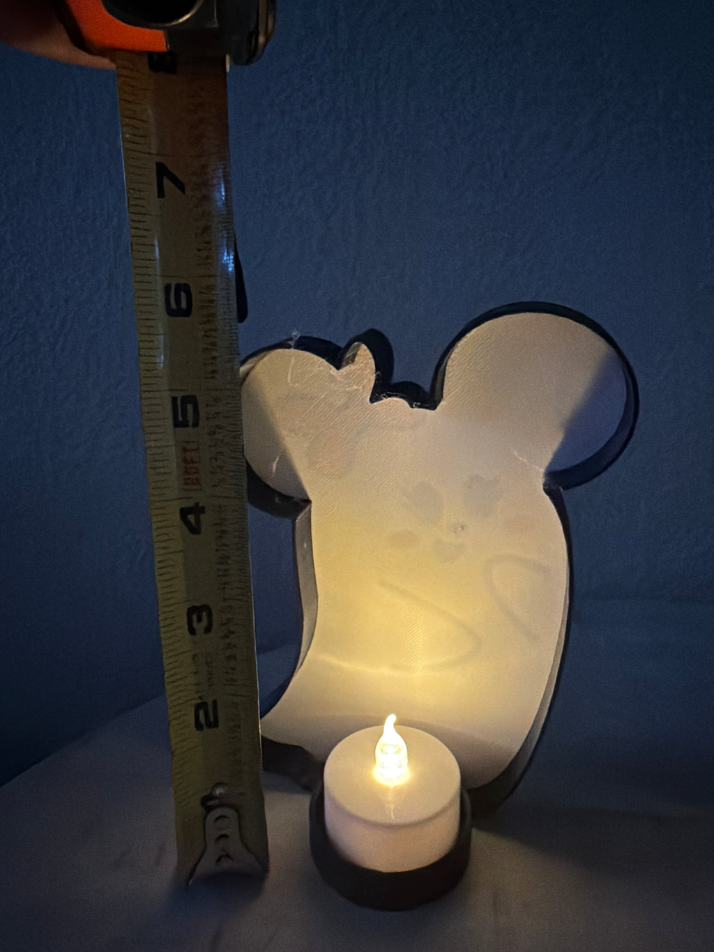Mickey & Minnie Ghost illuminated decoration
