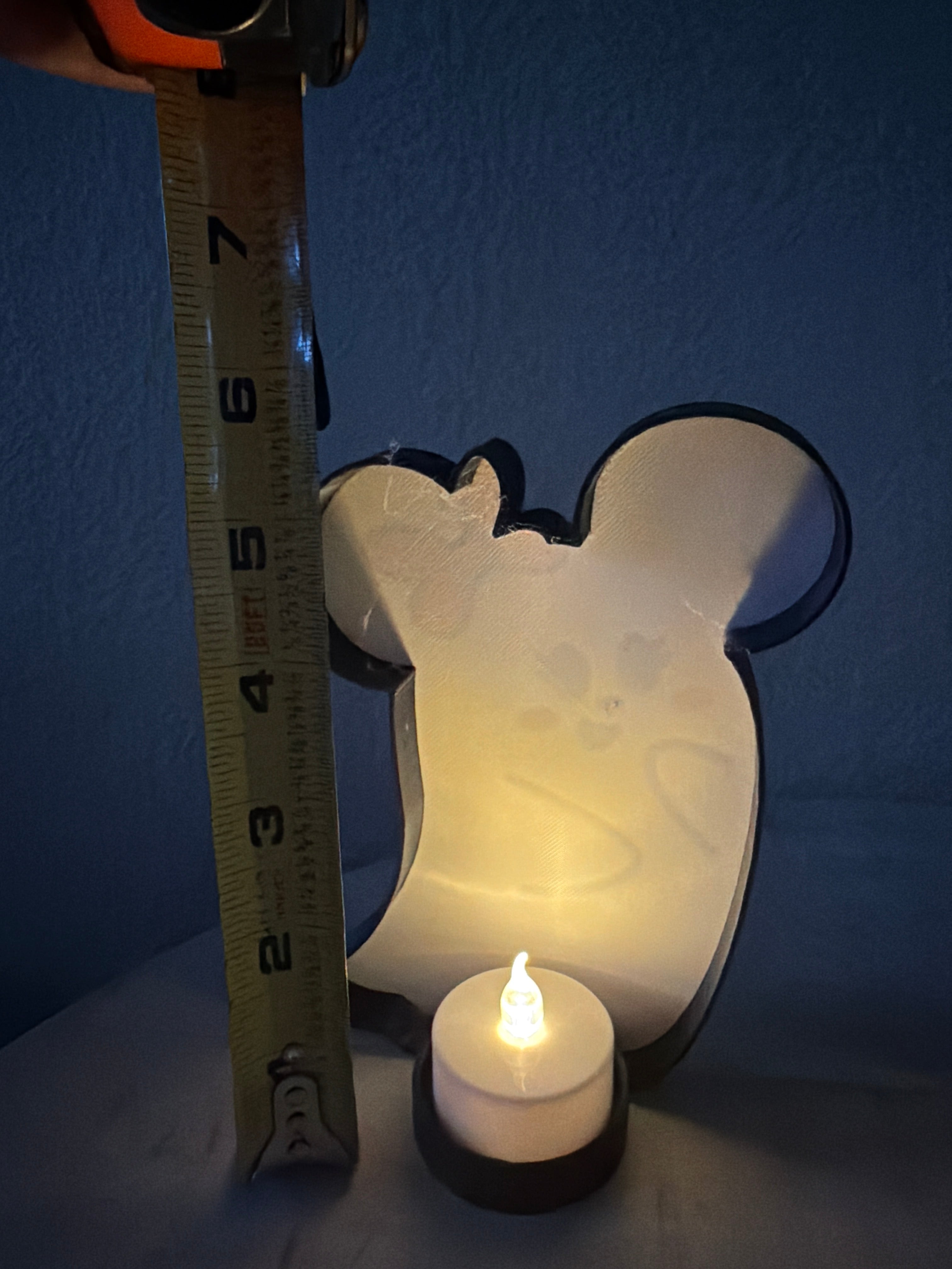 Mickey & Minnie Ghost illuminated decoration