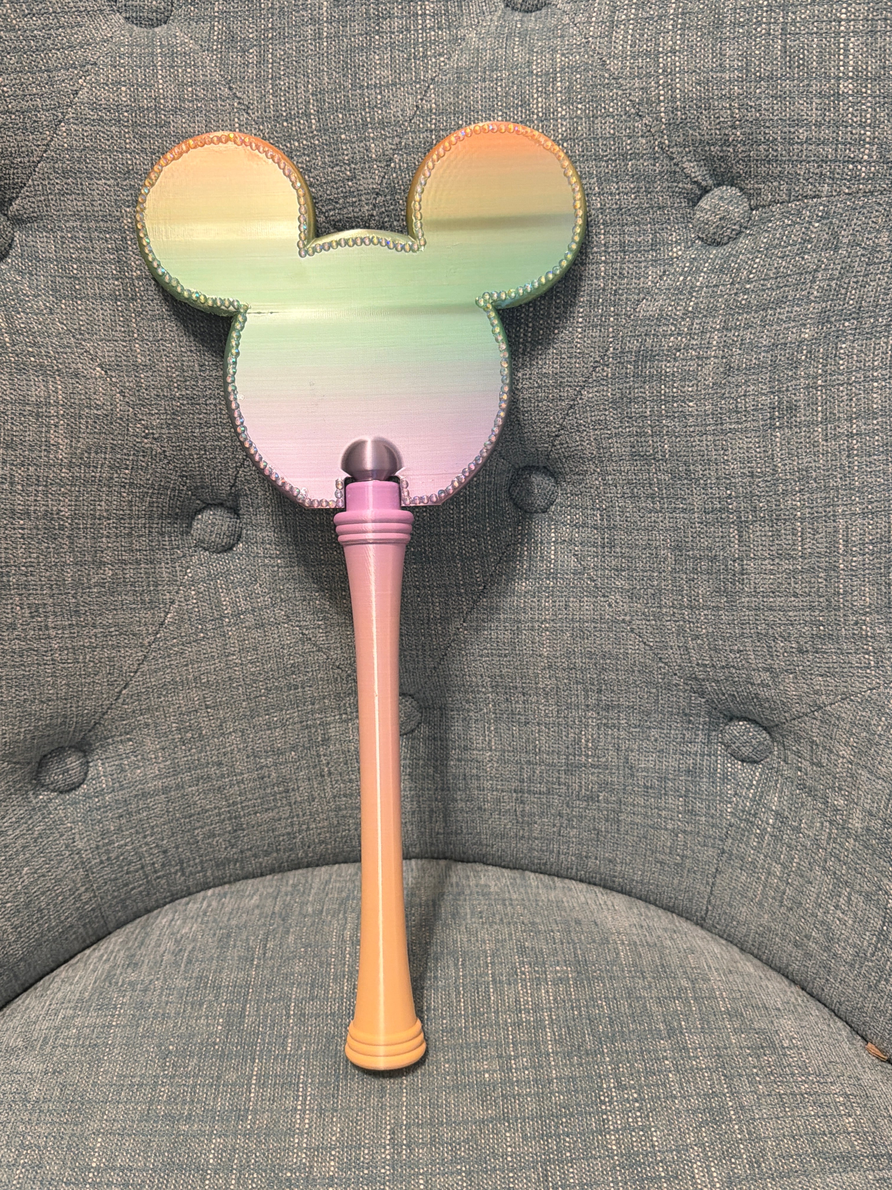 Pay As You go Mickey Wand with diamonds