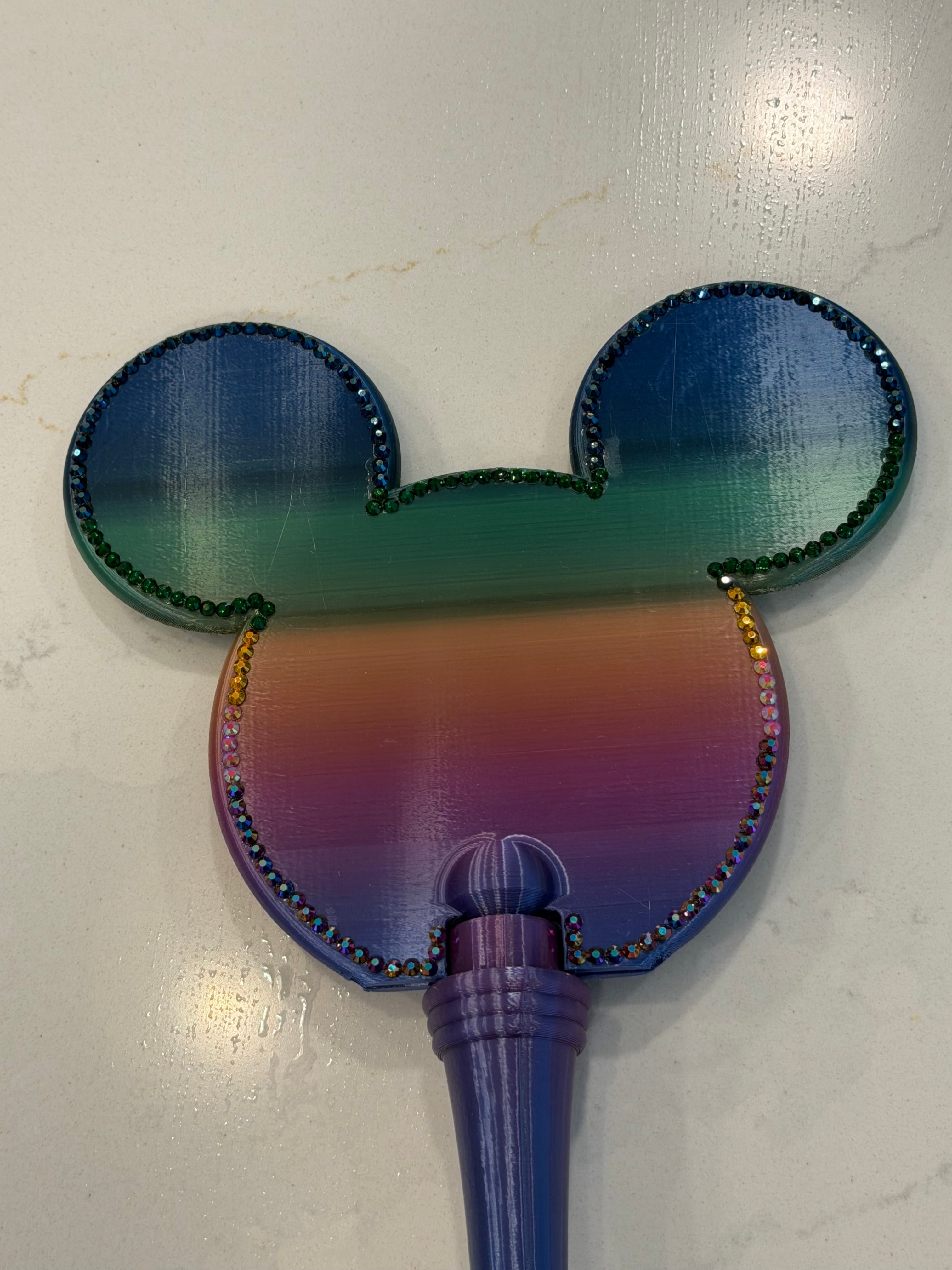 Pay As You go Mickey Wand with diamonds