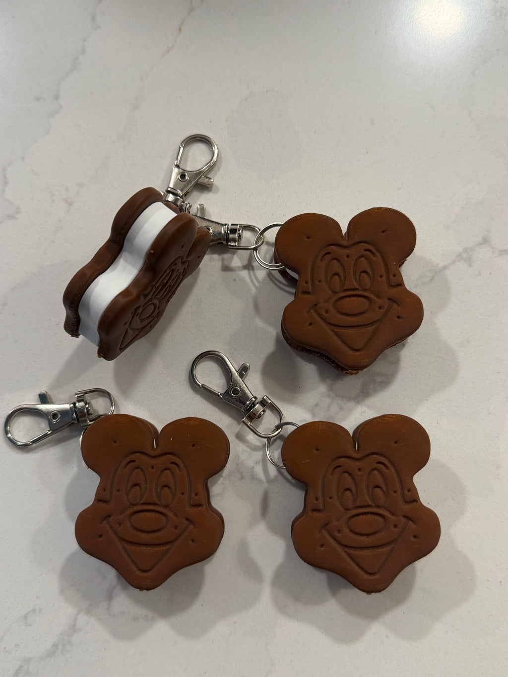 Mickey Ice cream Sandwich Keychain