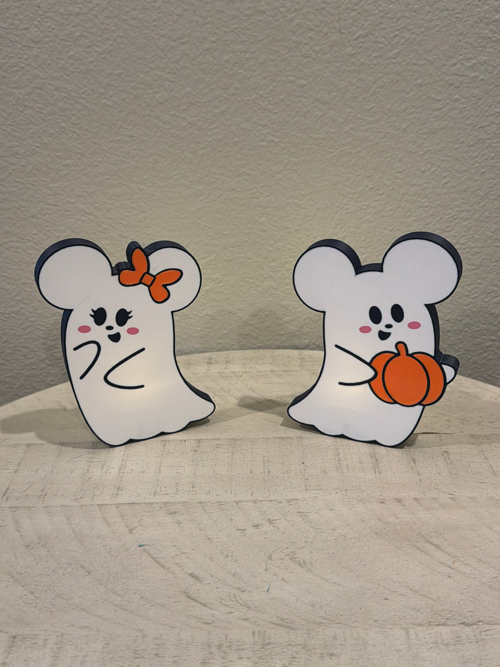 Mickey & Minnie Ghost illuminated decoration