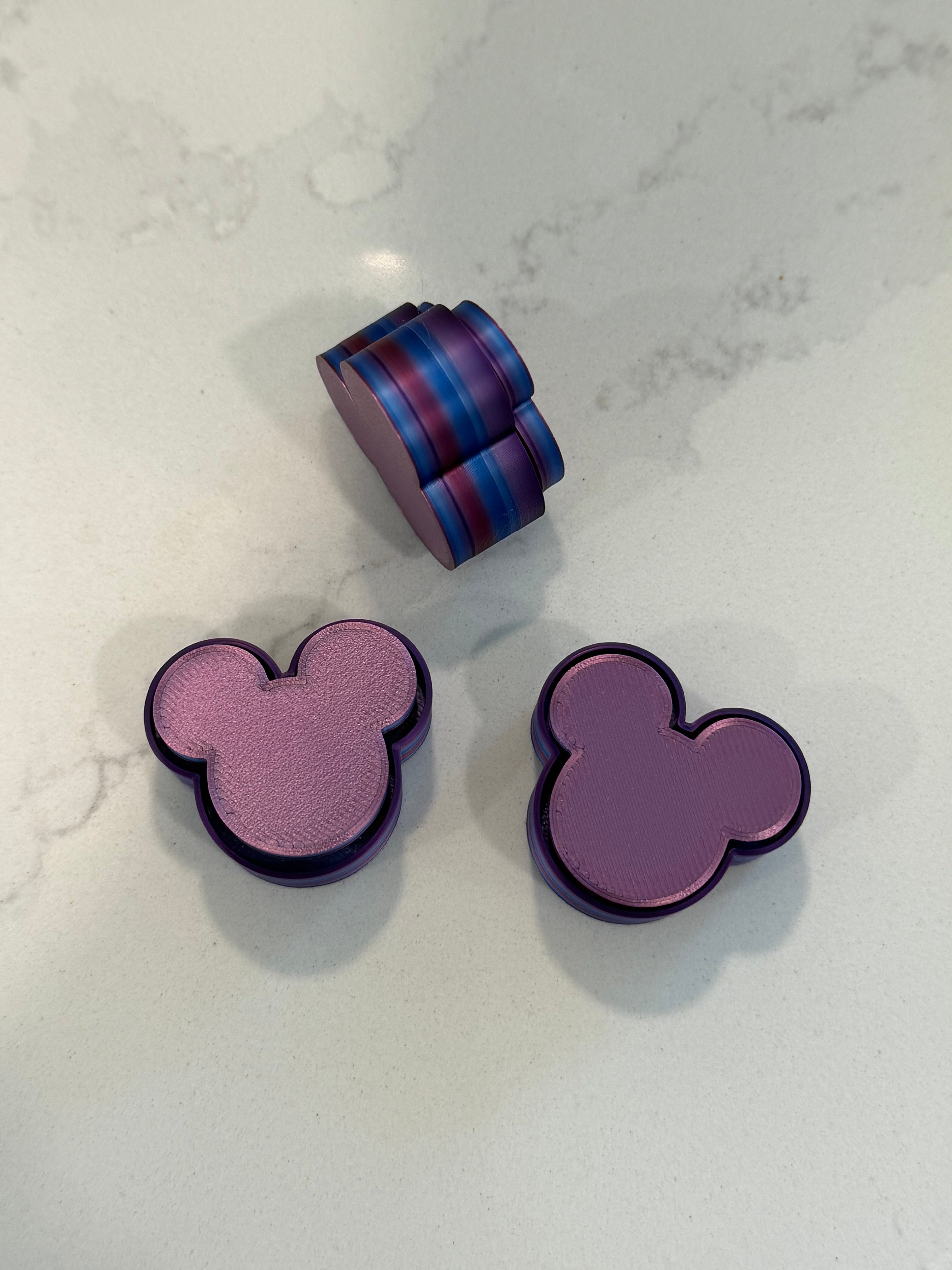 Fidget Clicker- purple/ blue/pink colored