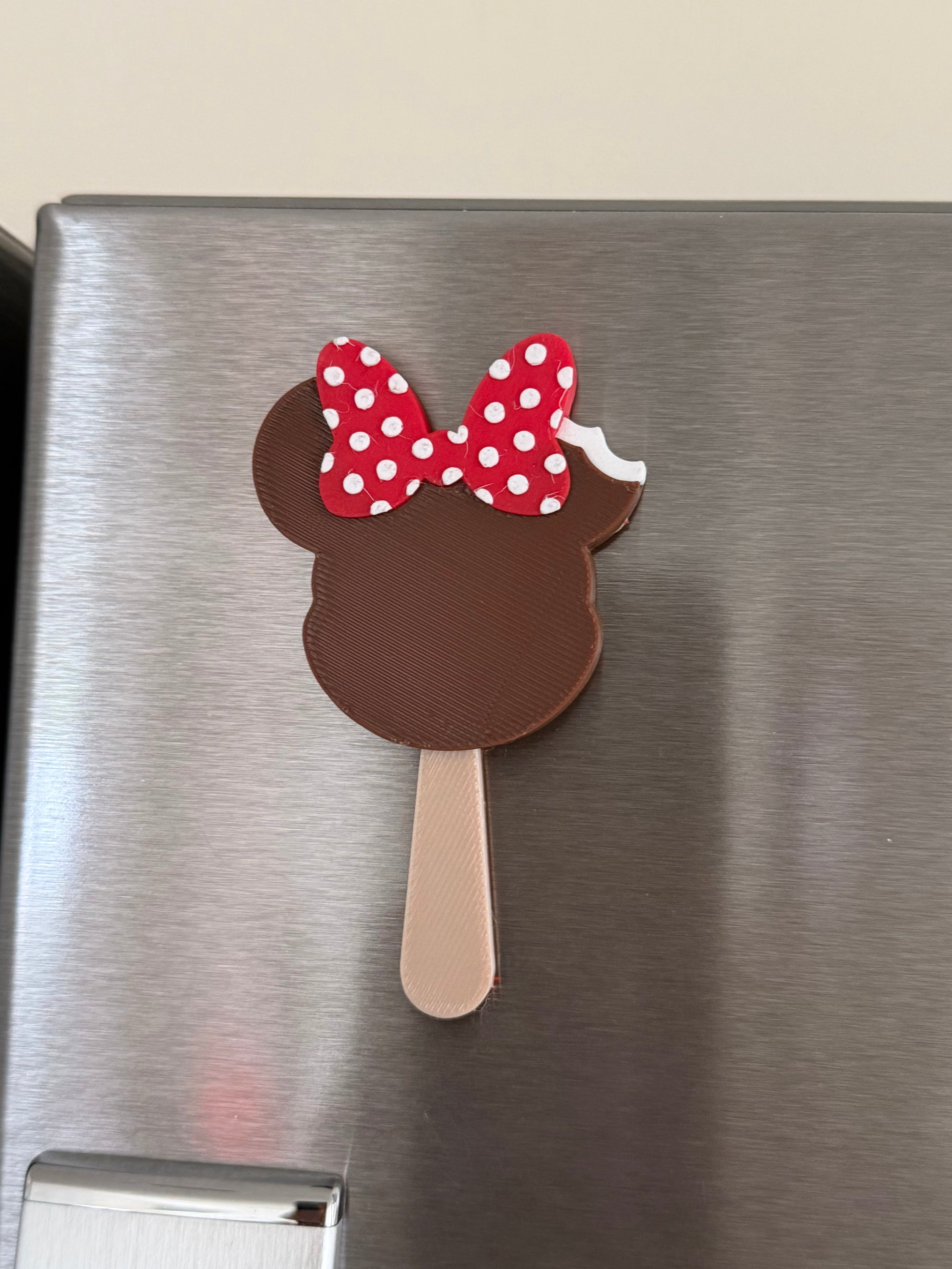 Minnie Mouse Ice cream bar magnet