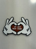 “We Love Your Door” cruise magnet