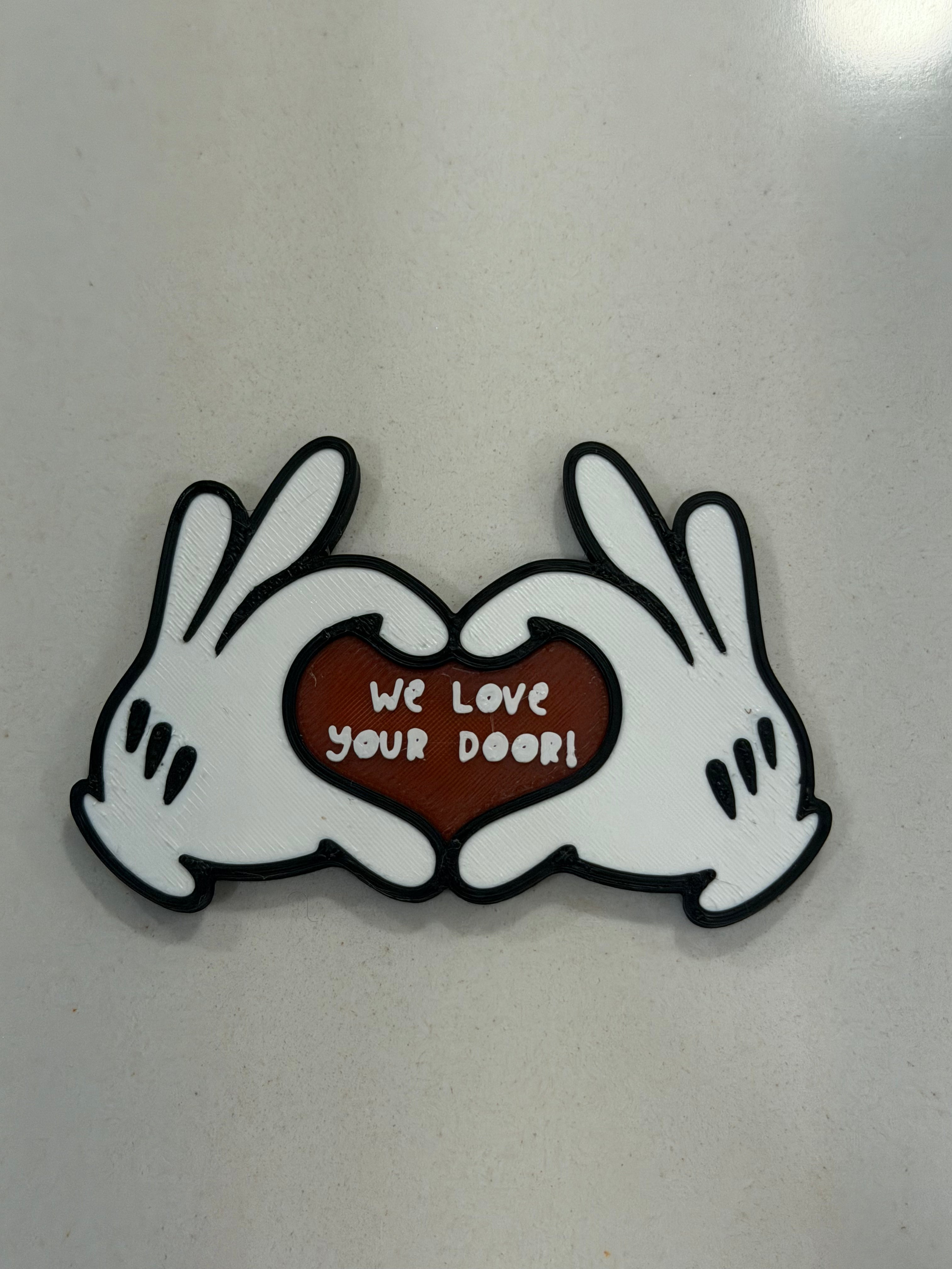 “We Love Your Door” cruise magnet