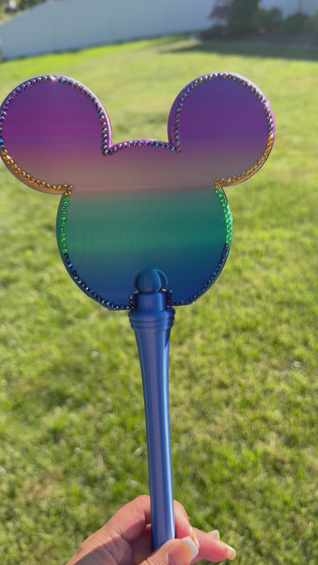 Pay As You go Mickey Wand with diamonds